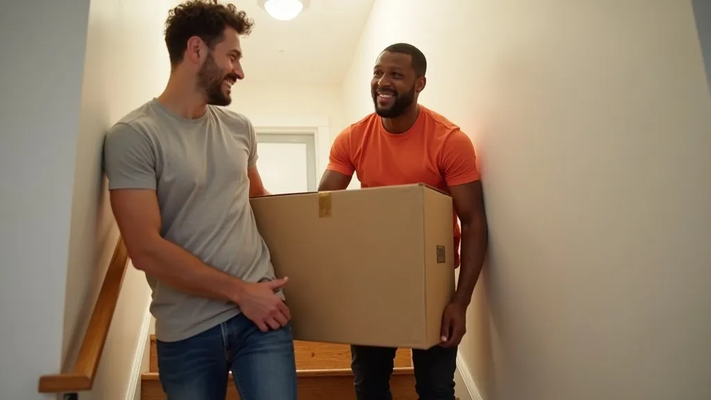 1인 소형원룸이사, 4층 계단 만나 2명이 작업한 이유와 포장 노하우